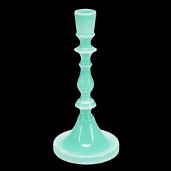Rex London Enamel candlestick (19cm) - Aqua Sale