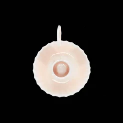 Rex London Enamel chamberstick candle holder - Soft pink Fashion
