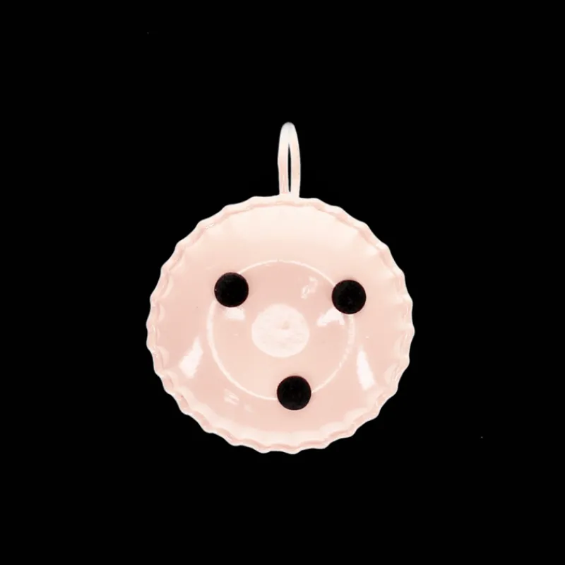 Rex London Enamel chamberstick candle holder - Soft pink Fashion
