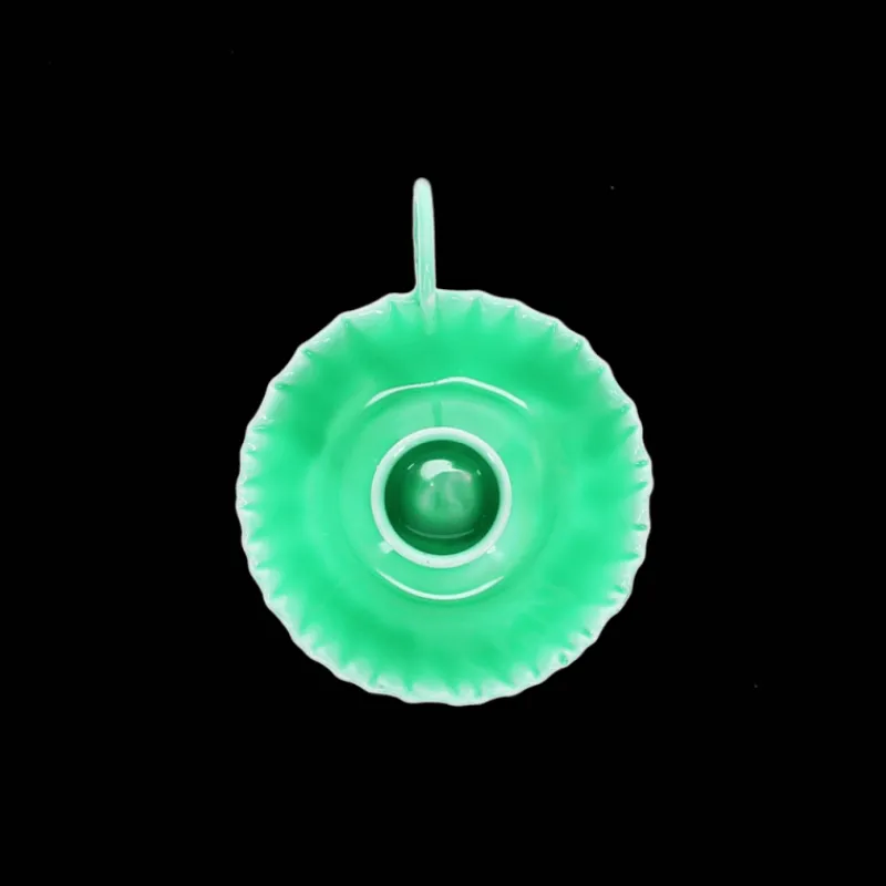 Rex London Enamel chamberstick candle holder - Green Fashion
