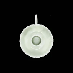 Rex London Enamel chamberstick candle holder - Light grey Sale