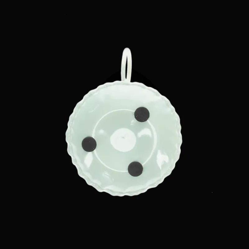 Rex London Enamel chamberstick candle holder - Light grey Sale