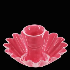 Rex London Enamel cupped flower candle holder - Vibrant pink Online