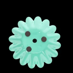 Rex London Enamel cupped flower candle holder - Aqua Online