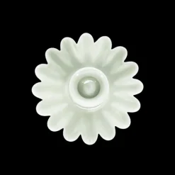 Rex London Enamel cupped flower candle holder - Light grey Fashion