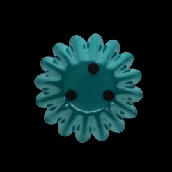 Rex London Enamel cupped flower candle holder - Blue Clearance
