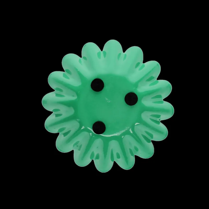 Rex London Enamel cupped flower candle holder - Green Online