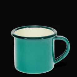 Rex London Enamel espresso mug 150ml - Teal Outlet