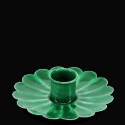 Rex London Enamel flat flower candle holder - Dark green Best