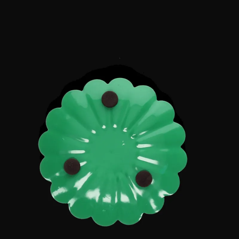 Rex London Enamel flat flower candle holder - Dark green Best