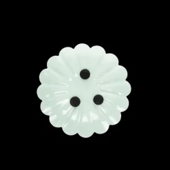 Rex London Enamel flat flower candle holder - Light grey New