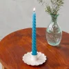Rex London Enamel flat flower candle holder - Soft pink Discount
