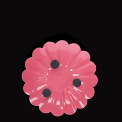 Rex London Enamel flat flower candle holder - Vibrant pink Outlet