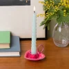 Rex London Enamel heart-shaped candle holder - Vibrant pink Online