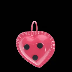 Rex London Enamel heart-shaped candle holder - Vibrant pink Online