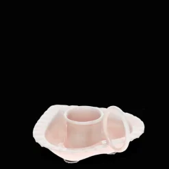 Rex London Enamel heart-shaped candle holder - Soft pink Sale