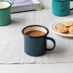 Rex London Enamel mug 350ml - Dark green Online