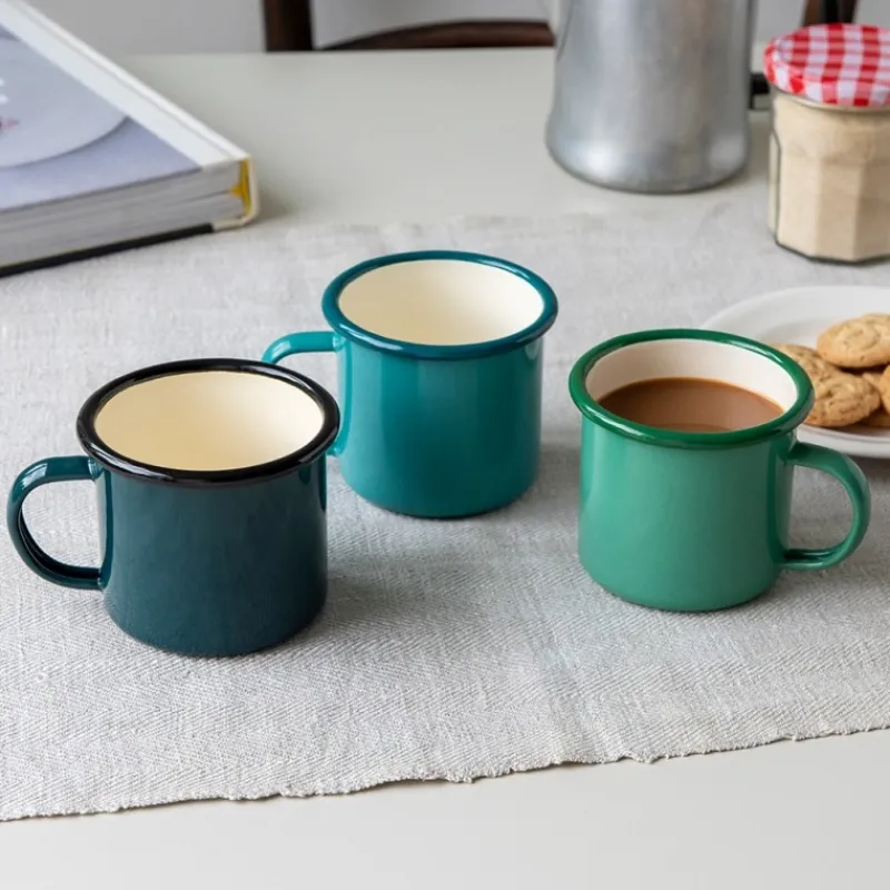 Rex London Enamel mug 350ml - Dark green Online