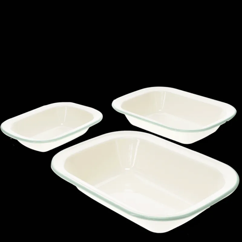 Rex London Enamel pie dishes (set of 3) - Pistachio green Hot