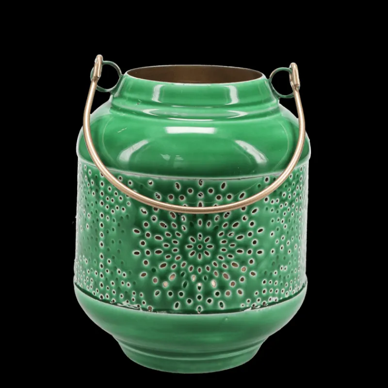 Rex London Enamel tealight lantern - Dark green Best