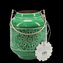 Rex London Enamel tealight lantern - Dark green Best