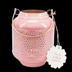 Rex London Enamel tealight lantern - Pink Discount