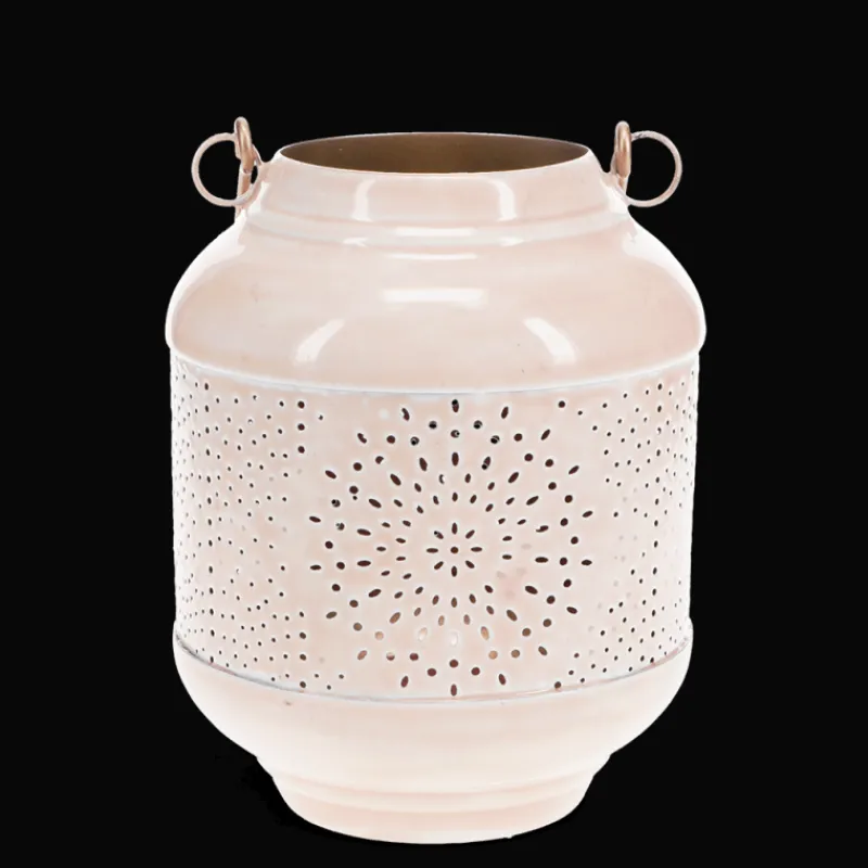Rex London Enamel tealight lantern - Soft pink Best