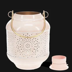 Rex London Enamel tealight lantern - Soft pink Best