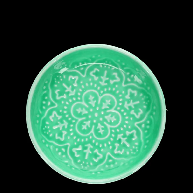 Rex London Enamel trinket dish - Green. New