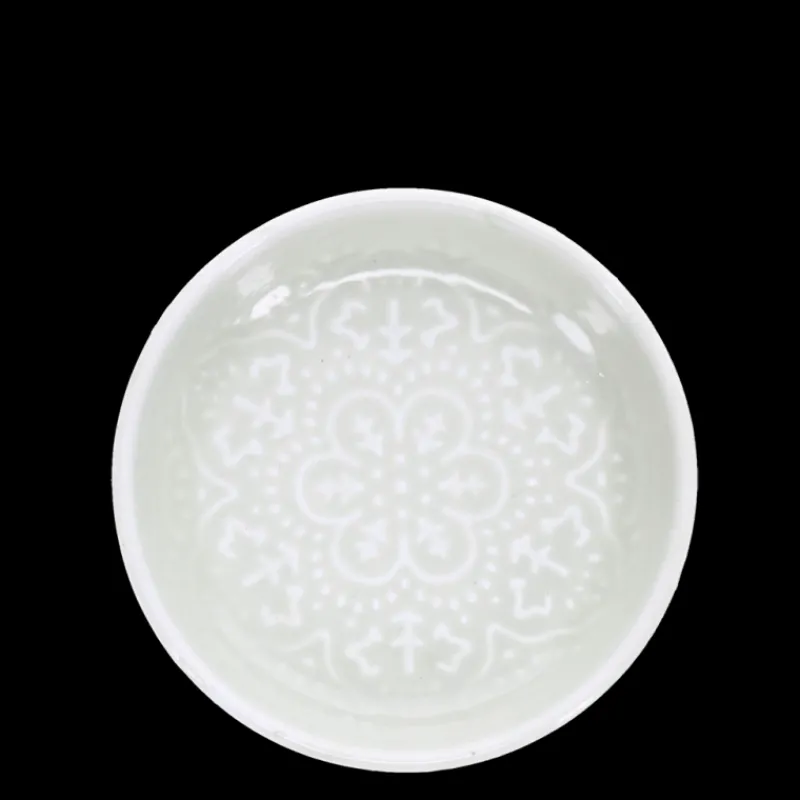 Rex London Enamel trinket dish - Light Grey Clearance