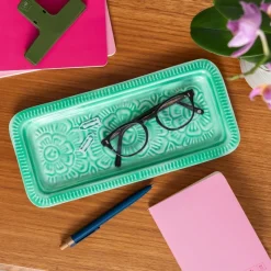 Rex London Enamel trinket tray - Green Fashion