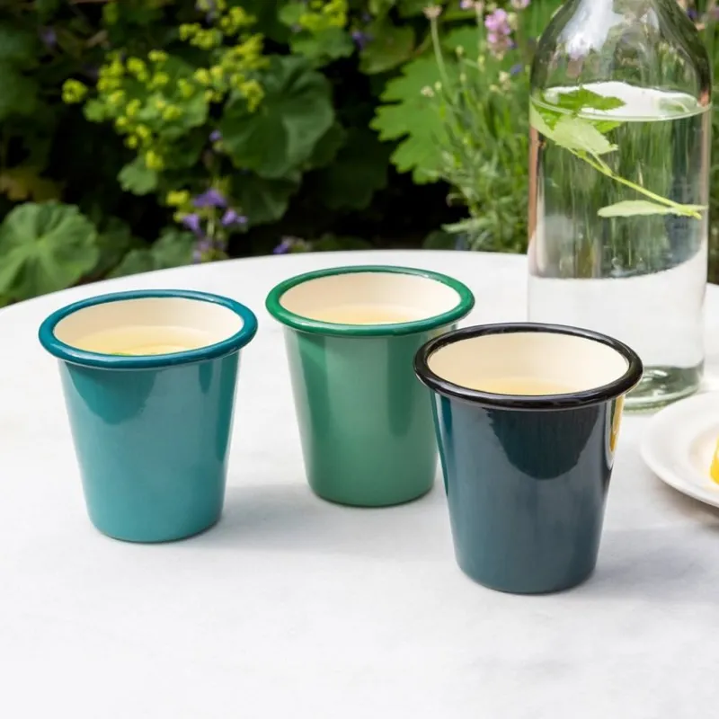 Rex London Enamel tumbler 300ml - Teal Sale
