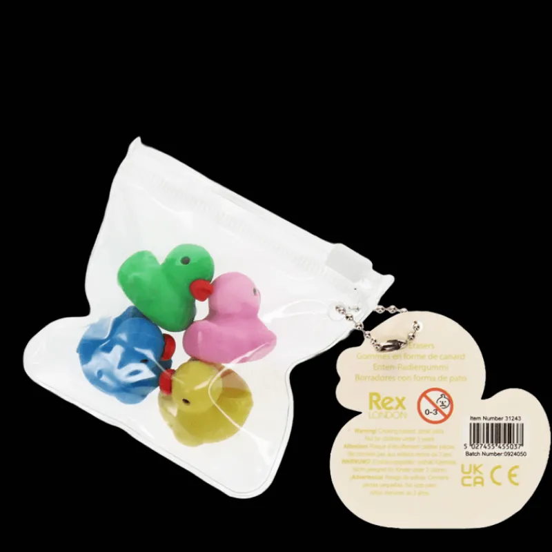 Rex London Erasers (set of 4) - Ducks Outlet