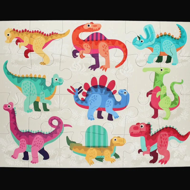 Rex London Floor puzzle (24 pieces) - Baby Dinos Hot