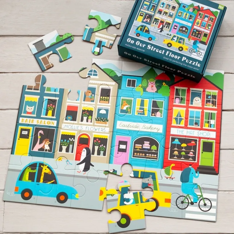 Rex London Floor puzzle (24 pieces) - On Our Street Hot