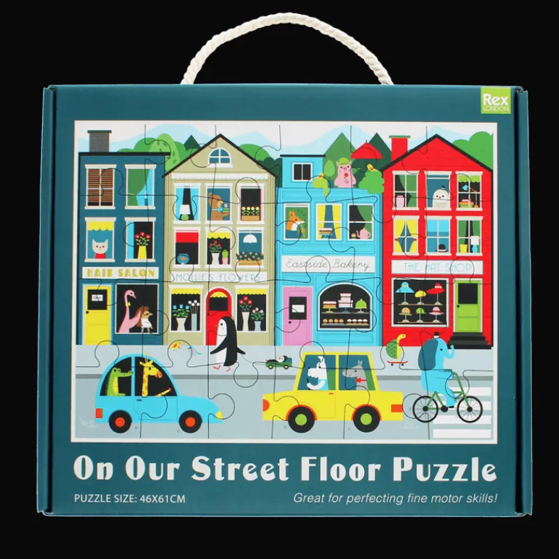 Rex London Floor puzzle (24 pieces) - On Our Street Hot