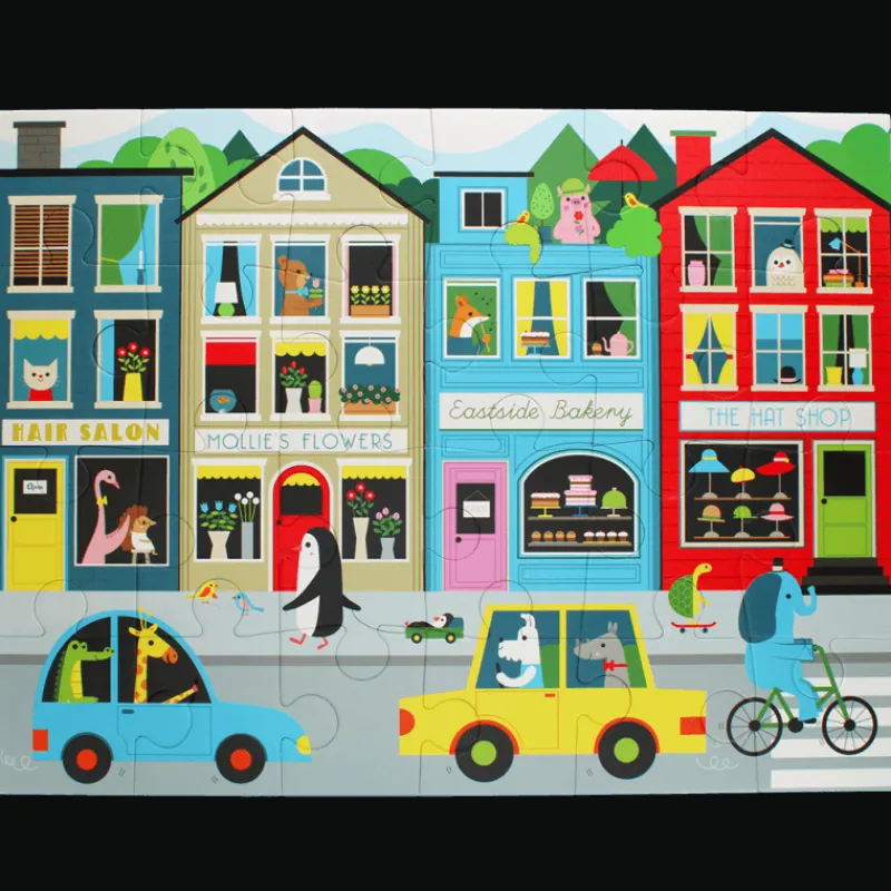 Rex London Floor puzzle (24 pieces) - On Our Street Hot
