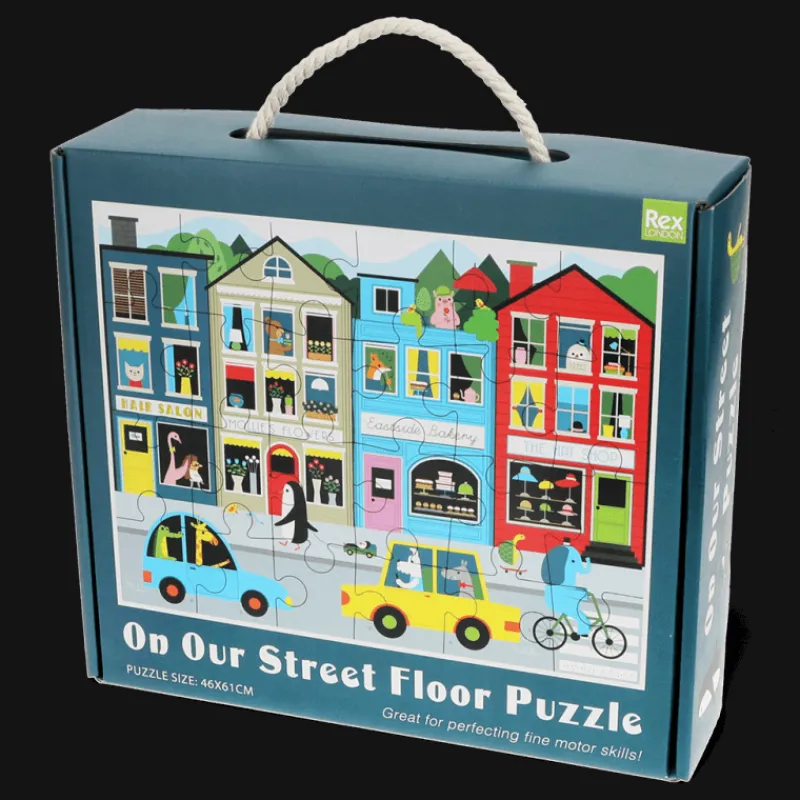 Rex London Floor puzzle (24 pieces) - On Our Street Hot