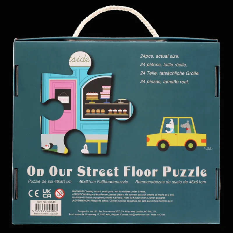 Rex London Floor puzzle (24 pieces) - On Our Street Hot