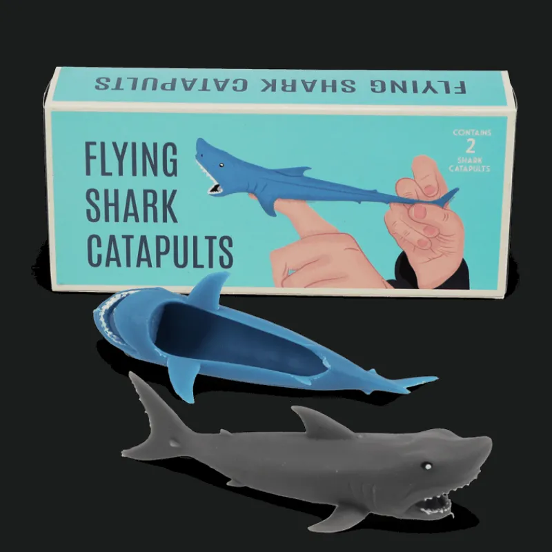 Rex London Flying shark finger catapults (box of 2) Outlet