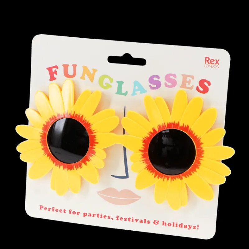 Rex London Funglasses - Yellow sunflower sunglasses Clearance