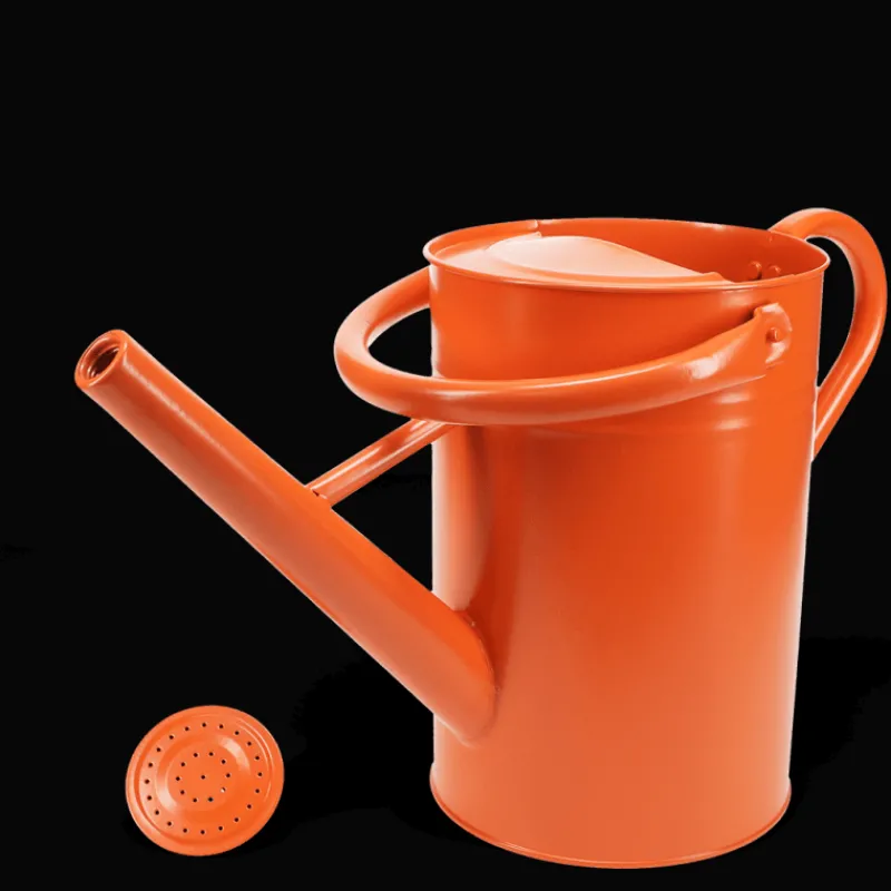 Rex London Galvanised steel watering can 4.5L - Orange Sale
