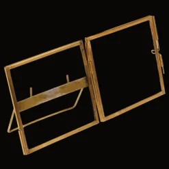 Rex London Glass and brass metal standing frame (8 x 8cm) Online