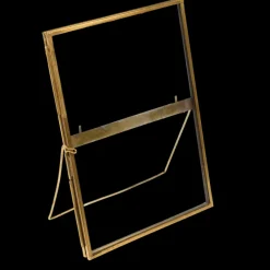 Rex London Glass and brass metal standing frame (18 x 13cm) Discount