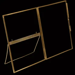 Rex London Glass and brass metal standing frame (18 x 13cm) Discount