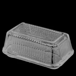 Rex London Glass butter dish Hot