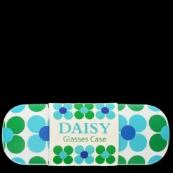 Rex London Glasses case & cleaning cloth - Blue and green Daisy Sale