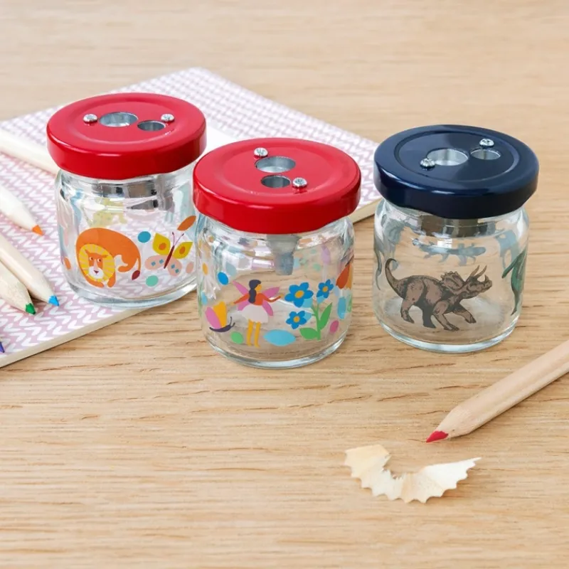 Rex London Glass jar pencil sharpener - Prehistoric Land Sale