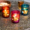Rex London Glass tealight holders (set of 3) - Gold elephants Hot