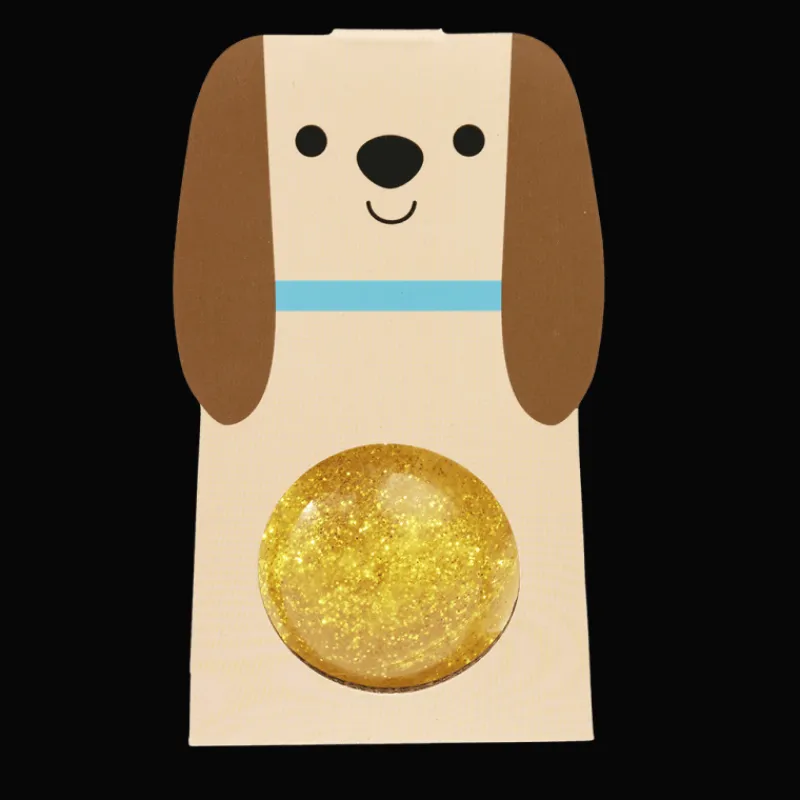 Rex London Glitter bouncy ball - Gold dog Best